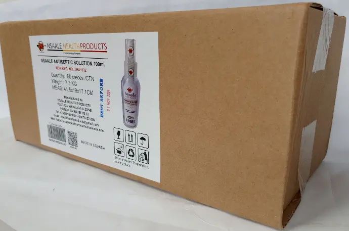 Nsaale Antiseptic Solution 100 ml Carton